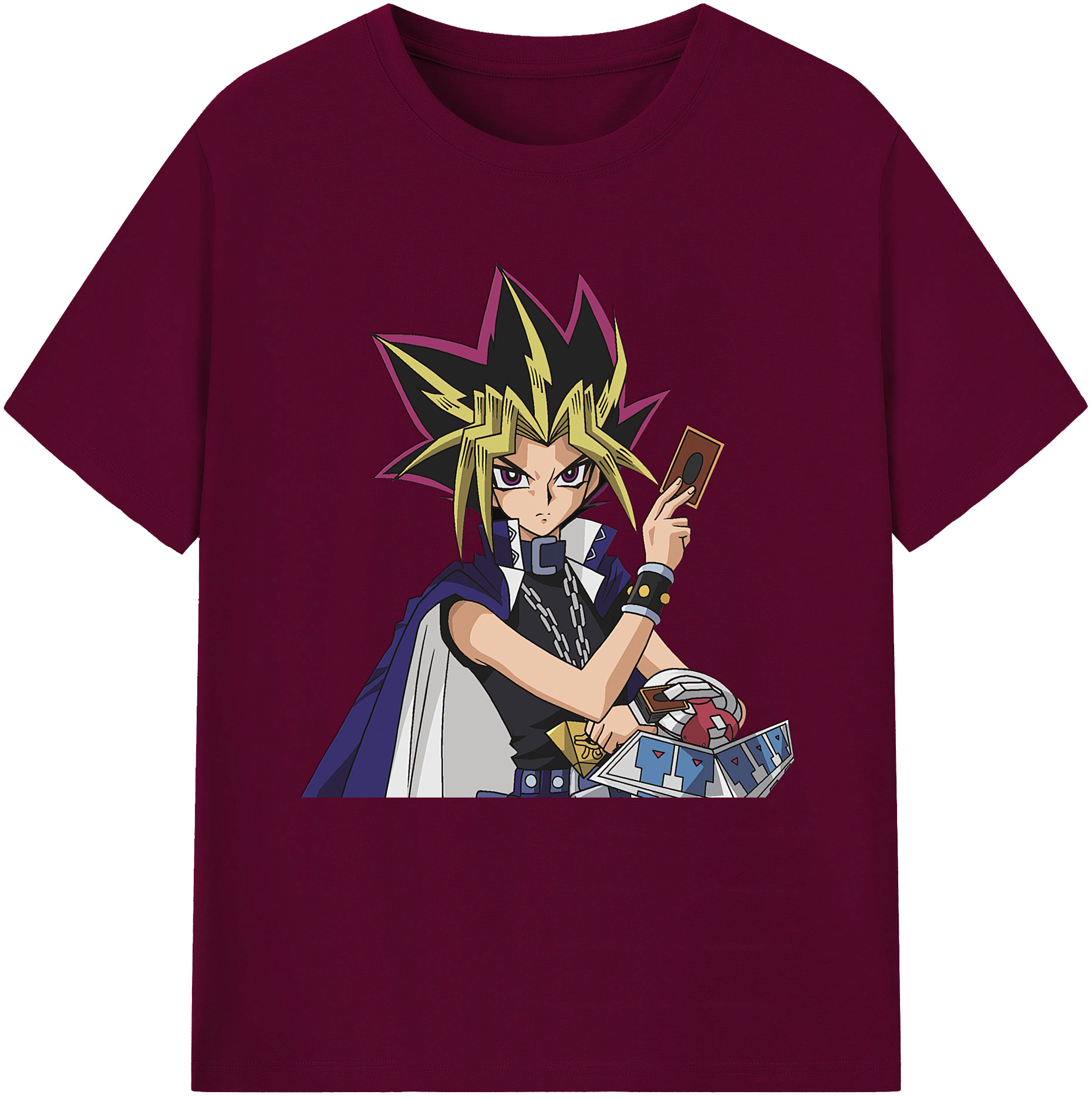 （画像用） 遊☆戯☆王 Yu-Gi-Oh! レディースカジュアルプリントTシャツ（綿100％）